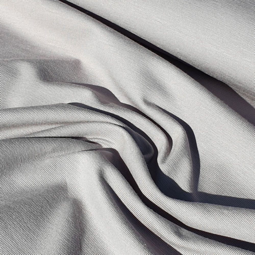 Plain Grey Organic Cotton Jersey Fabric