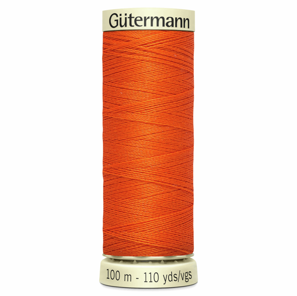 Sew All Polyester Sewing Thread Colour 351 Bright Orange
