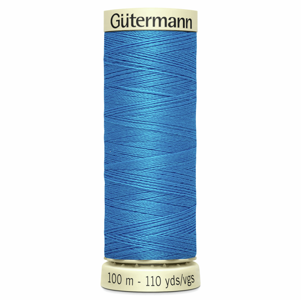Sew All Polyester Sewing Thread Colour 386 Bright Blue 