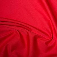 polycotton Fabric Red 