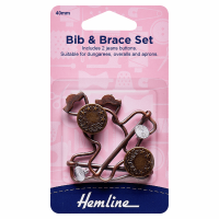 Bib and Brace Set Bronze 40mm