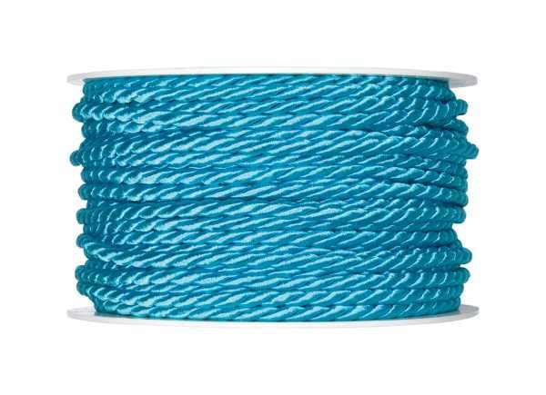 4mm Twisted Rayon Cord Turquoise 