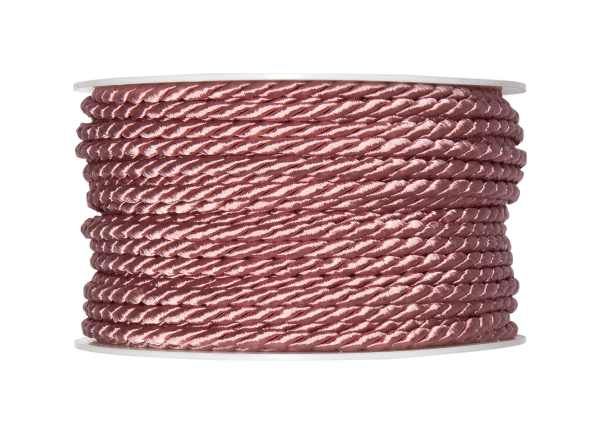 4mm Twisted Rayon Cord Dusty Pink 