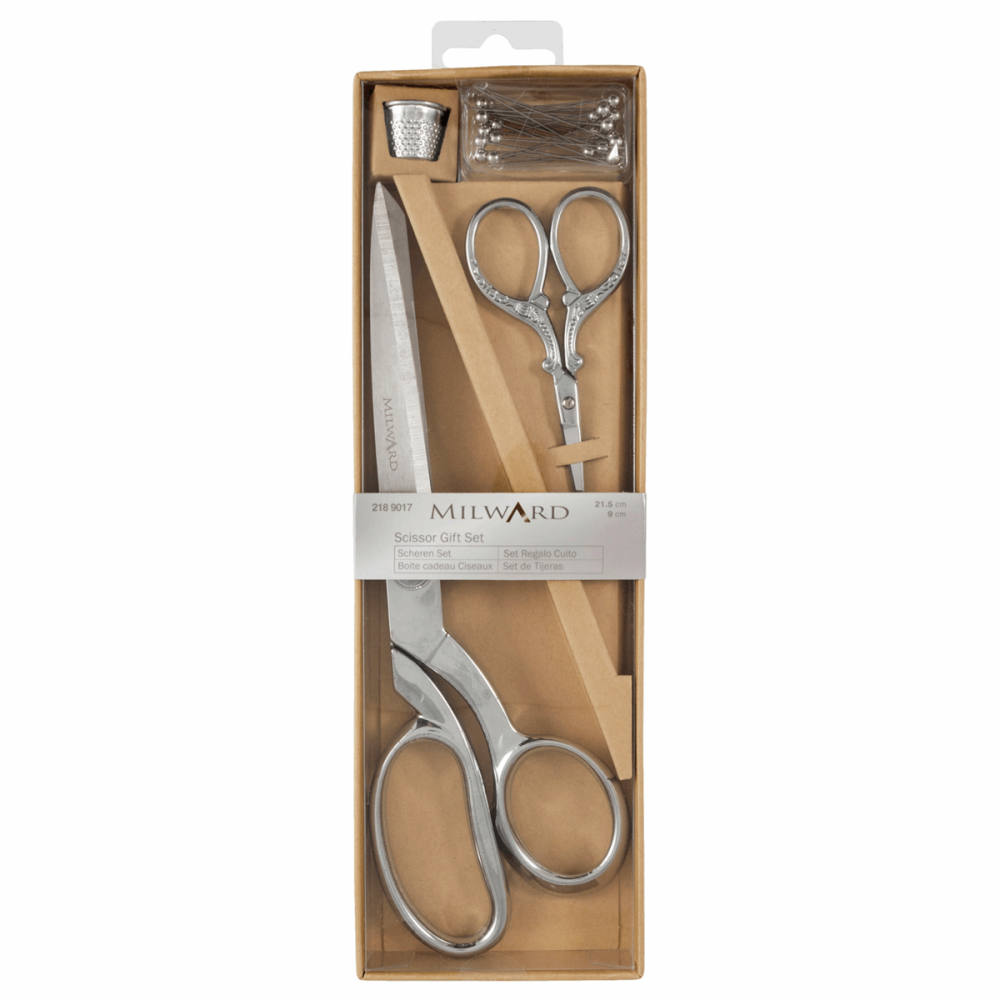 Milward Dressmaking Scissors Gift Set Silver 