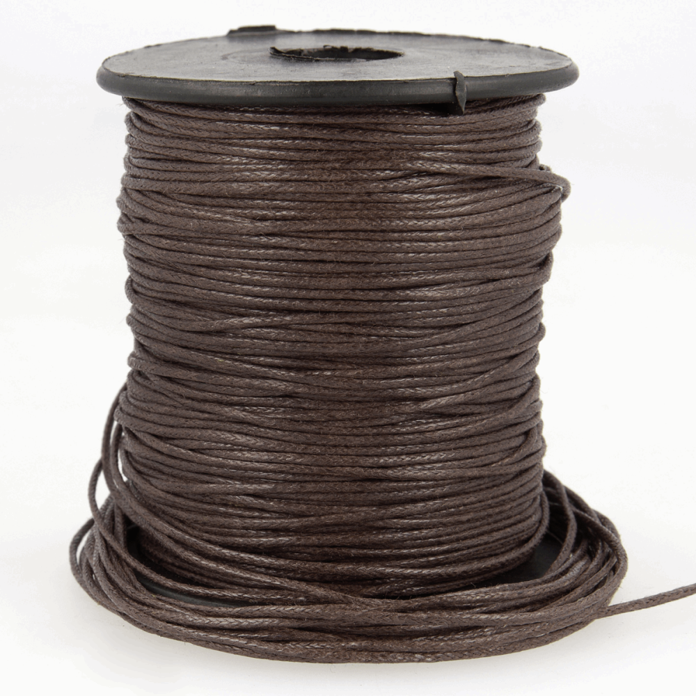 Faux Leather Cord 1mm Chocolate Brown 