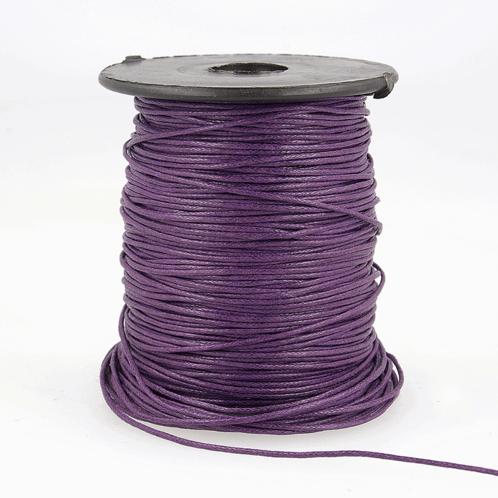 Faux Leather Cord 1mm Violet 