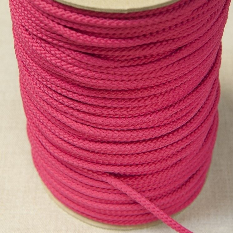 Drawstring Anorak Cord Pink 5mm