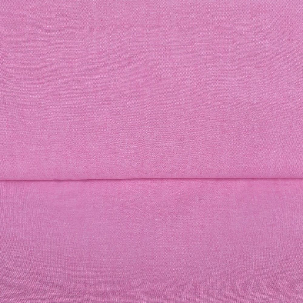 Cotton Chambray Fabric Pink