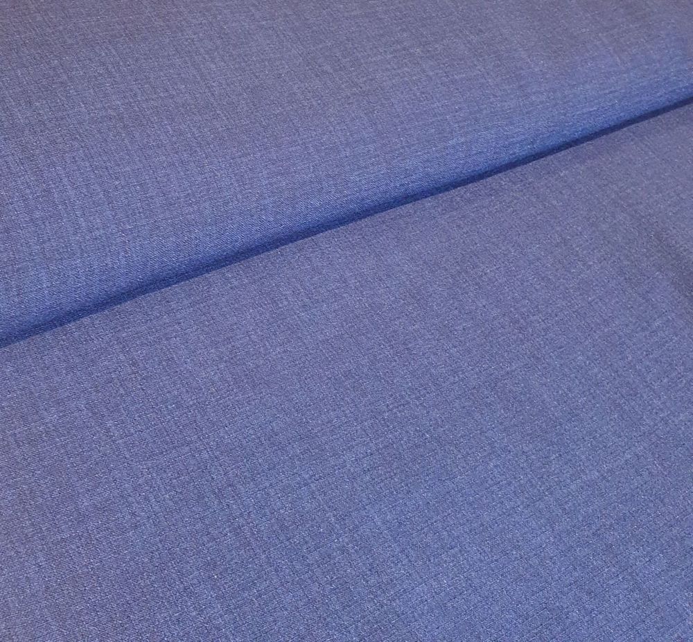 Polyester Linen Look Fabric Navy 