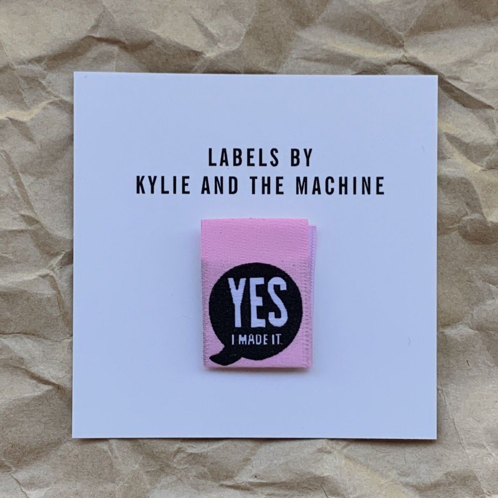 Kylie & The Machine Sewing Labels Yes I Made It 