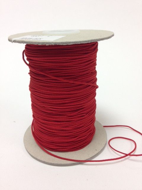 Elastic Cord 1mm Red 