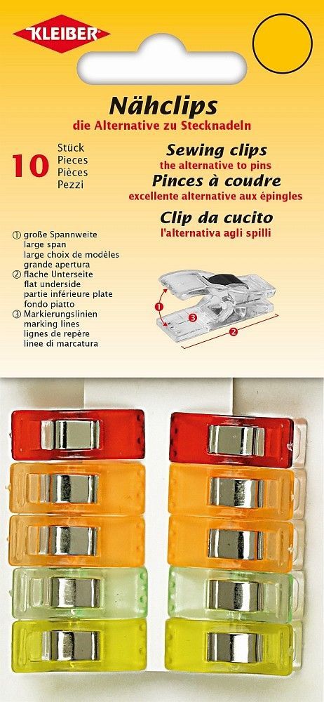 Fabric Clips Pack Of 10 