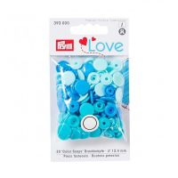 Prym Love Snap Fasteners 12.4mm 30pcs Blues 