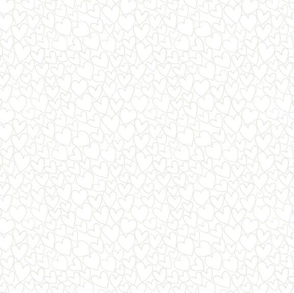 Makower Essentials Tiny Dot White On White Cotton Fabric 