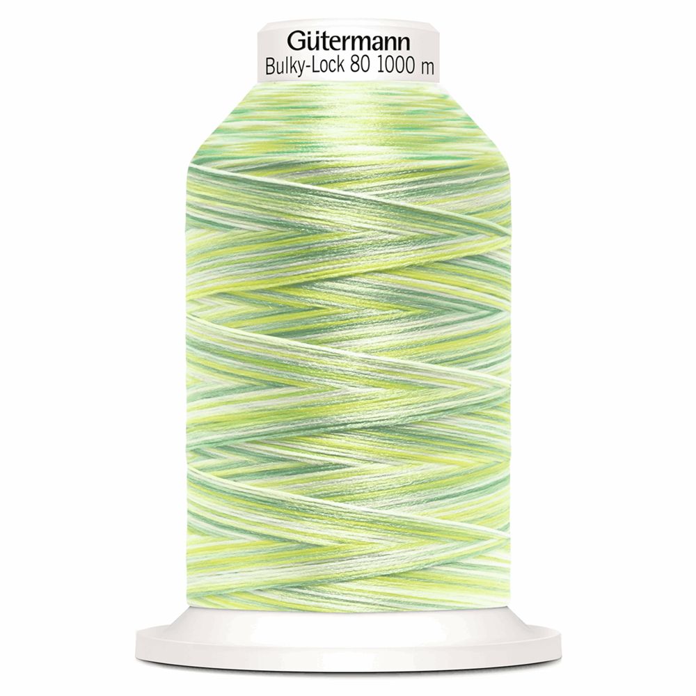 Gutermann Bulky-Lock 80 multicolour 1000m Green Mix