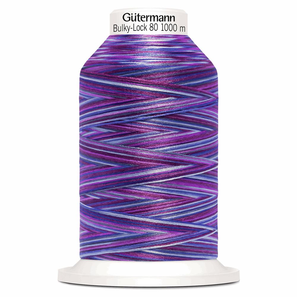 Gutermann Bulky-Lock 80 multicolour 1000m Purple Mix