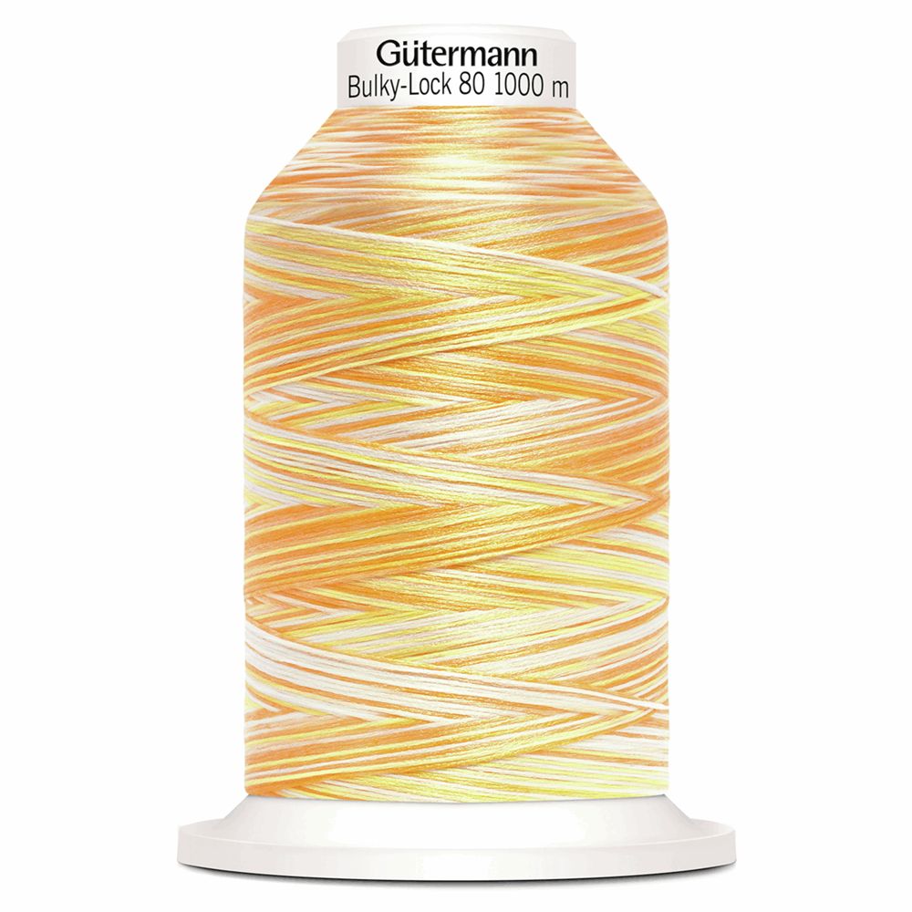 Gutermann Bulky-Lock 80 multicolour 1000m Yellow Mix