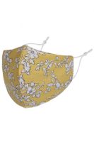 Face Mask Yellow Floral 