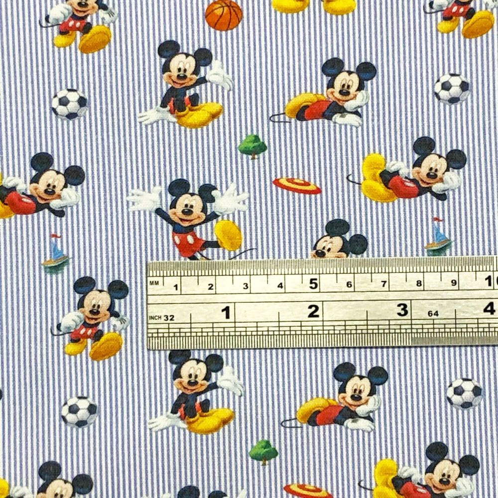 Disney Sporty Mickey Cotton Fabric 