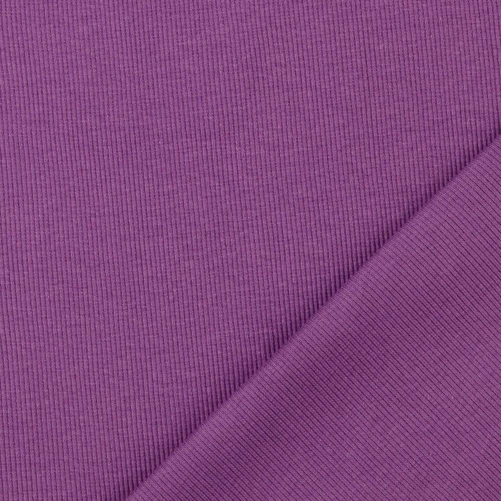Tubular Ribbing Fabric Purple
