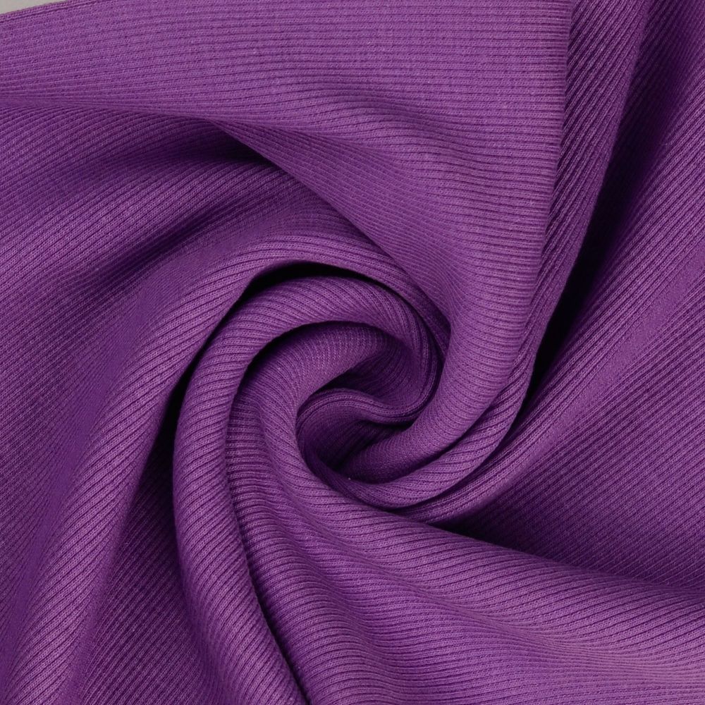 Tubular Ribbing Fabric Purple