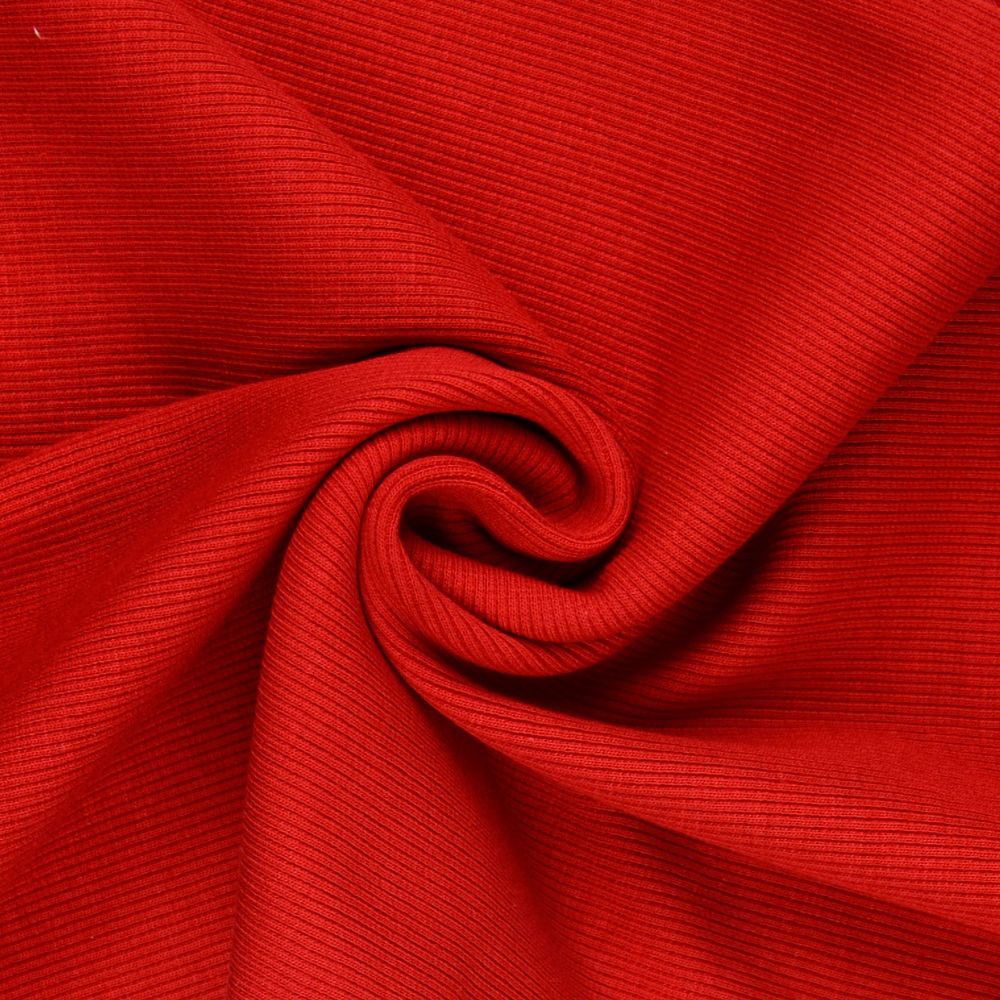 Tubular Ribbing Fabric Red 5019