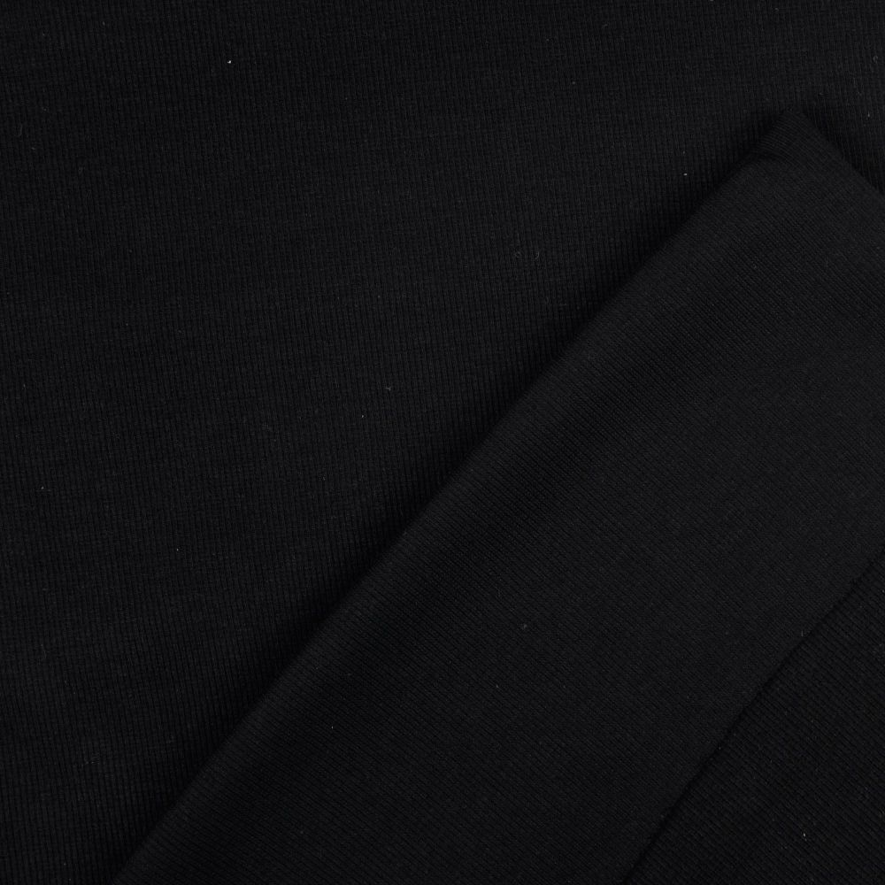 Tubular Ribbing Fabric Black 5001
