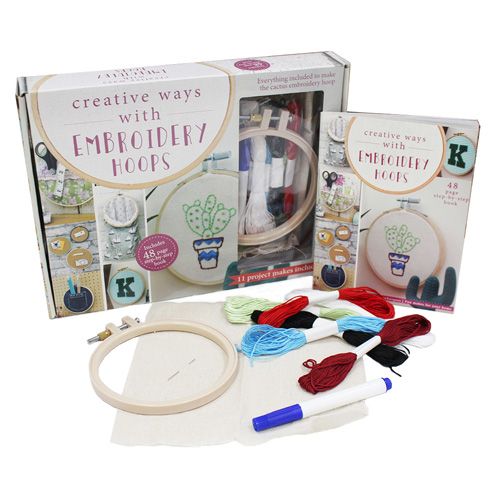 Creative Ways With Embroidery Hoops Kit 