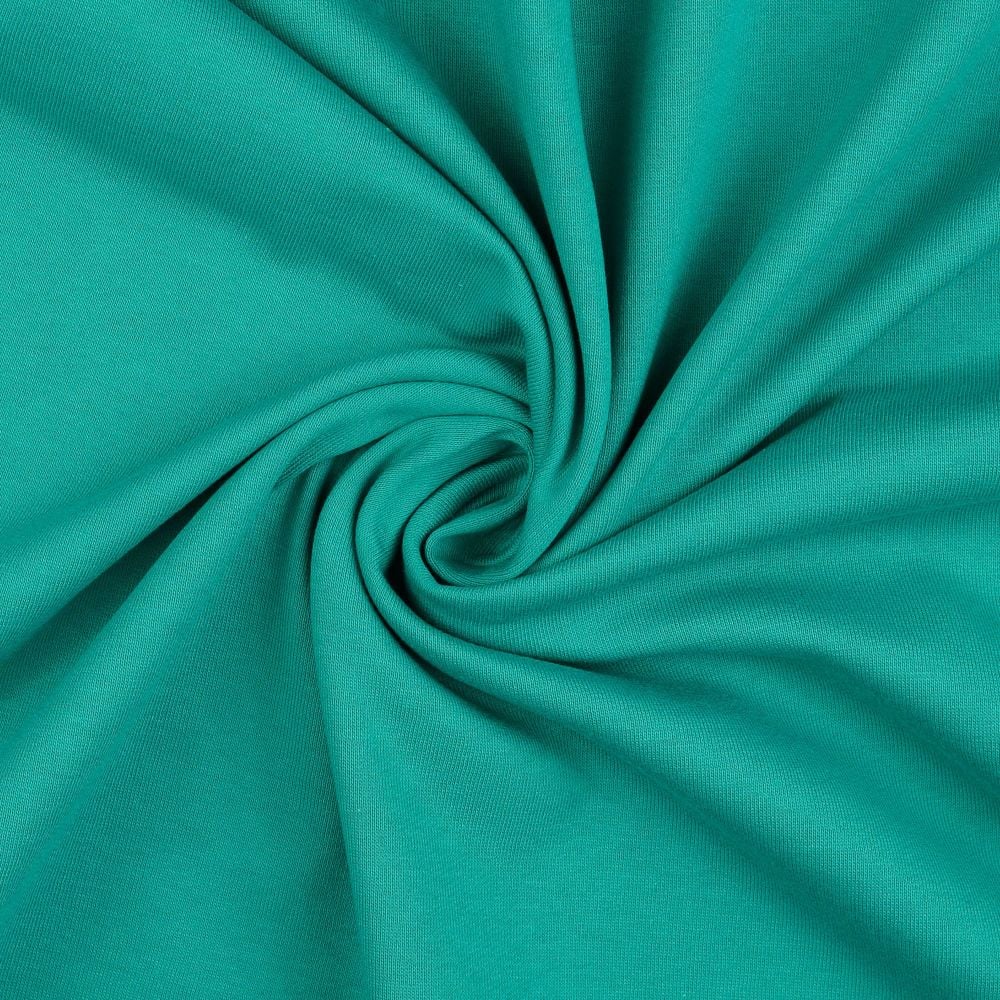 Tubular Ribbing Fabric Aqua Green 