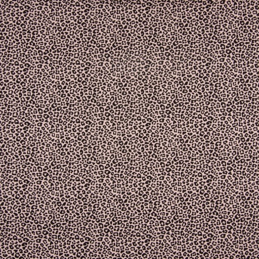 Cotton Jersey Fabric Leopard Print Rose 