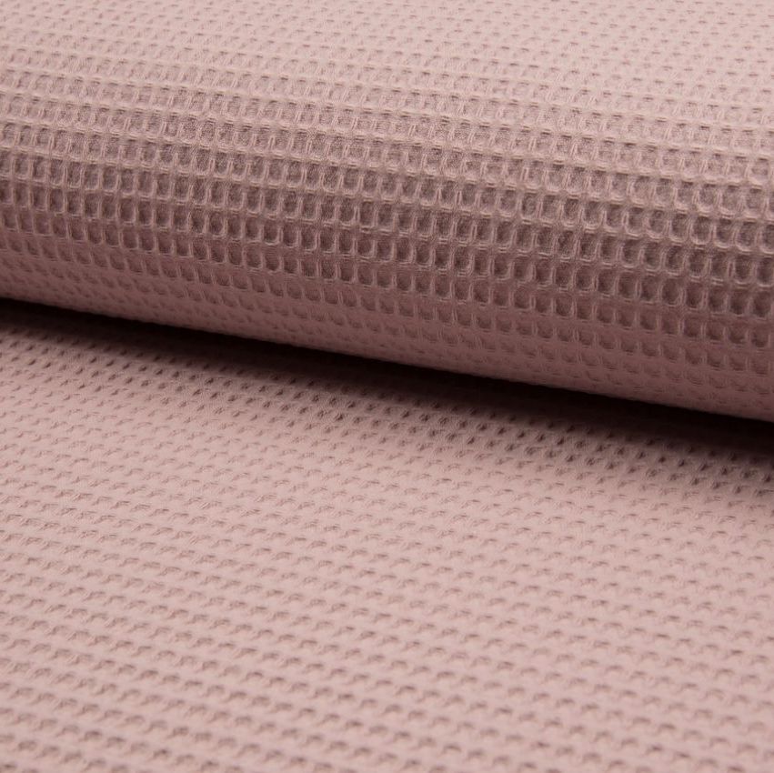 Waffel Fabric Dusty Rose 