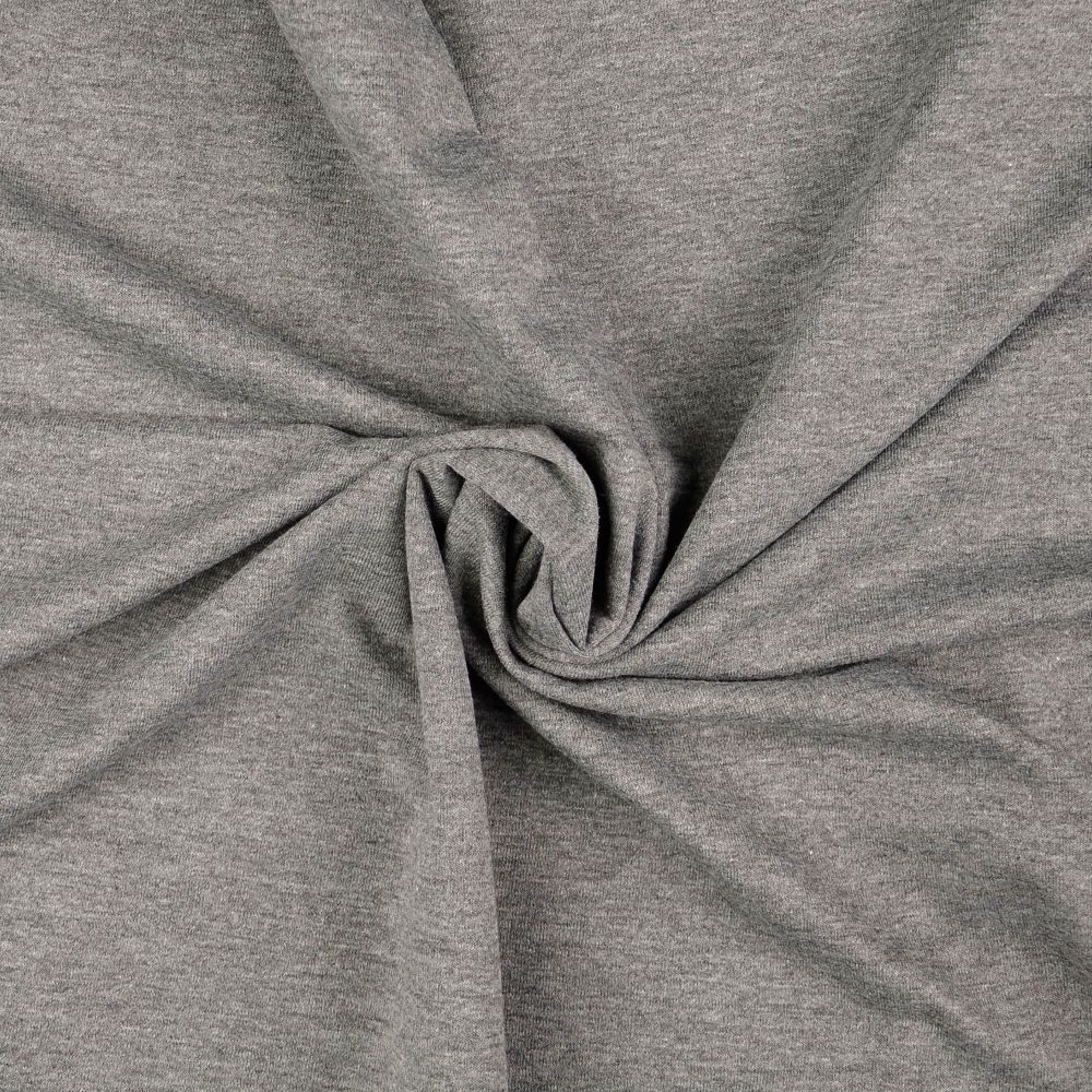 French Terry Fabric Grey 