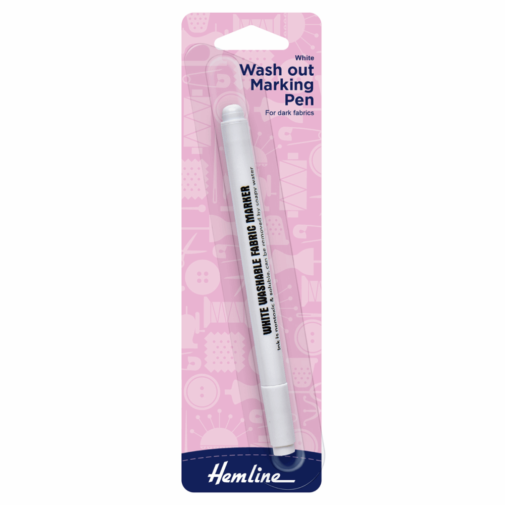 Hemline Washable Pen White