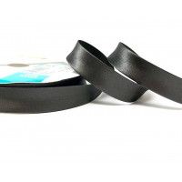 18mm Satin Bias Binding Steel Grey 012