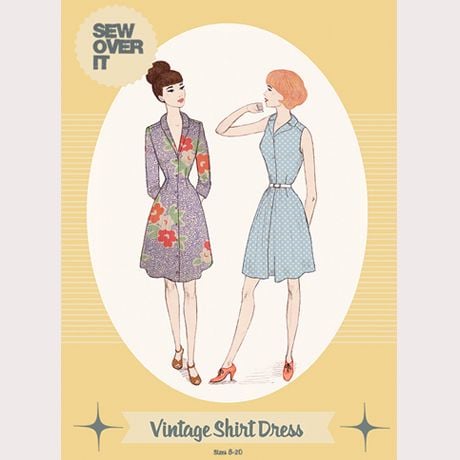 Sew Over It Vintage Skirt Dress Sewing Pattern