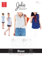 Jalie 3881 Rose Sleeveless Button Down Shirt For Girls and Women 