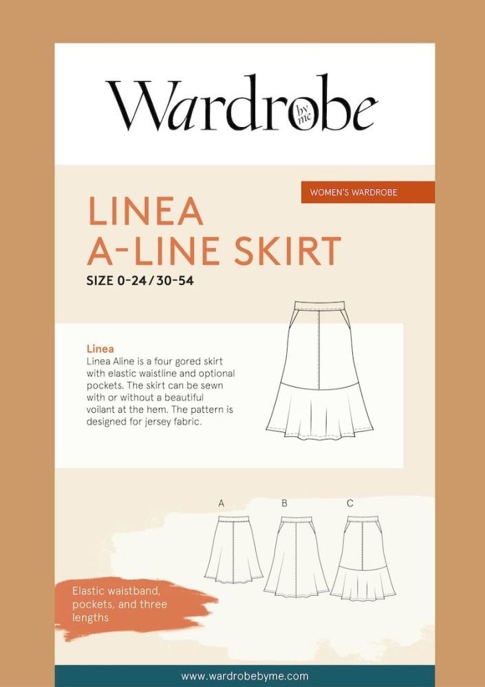 Wardrobe By Me Linea A-Line Skirt Sewing Pattern
