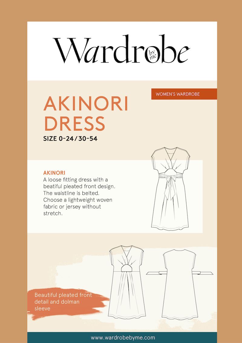 Wardrobe By Me Alinori Wrap Dress Sewing Pattern
