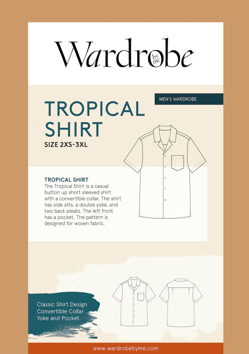 Wardrobe By Me Tropical Shirt Sewing Pattern