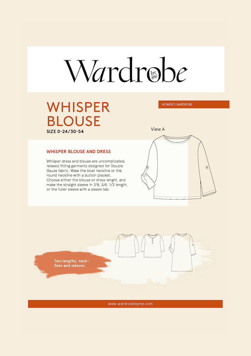 Wardrobe By Me Whisper Blouse Sewing Pattern