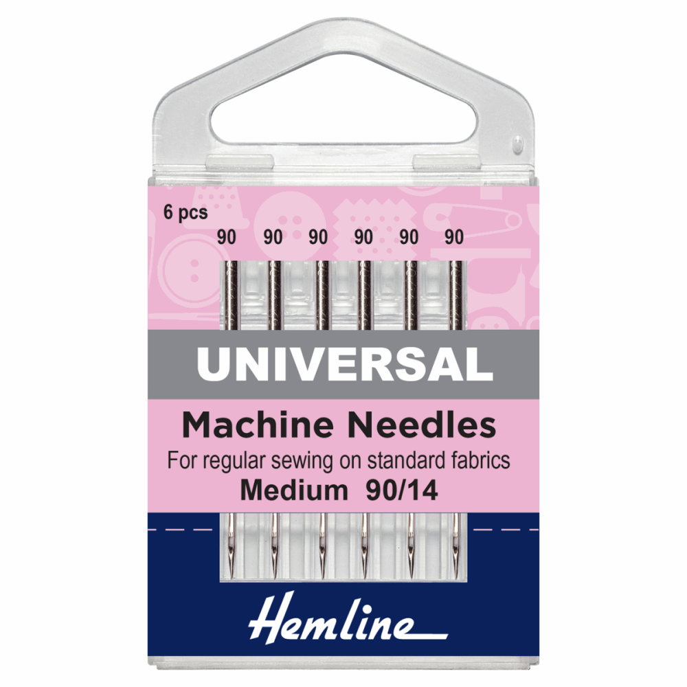 Hemline Universal Machine Needles 90/14 Medium