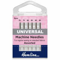 Hemline Universal Assorted Machine Needles  Regular 70/80/90