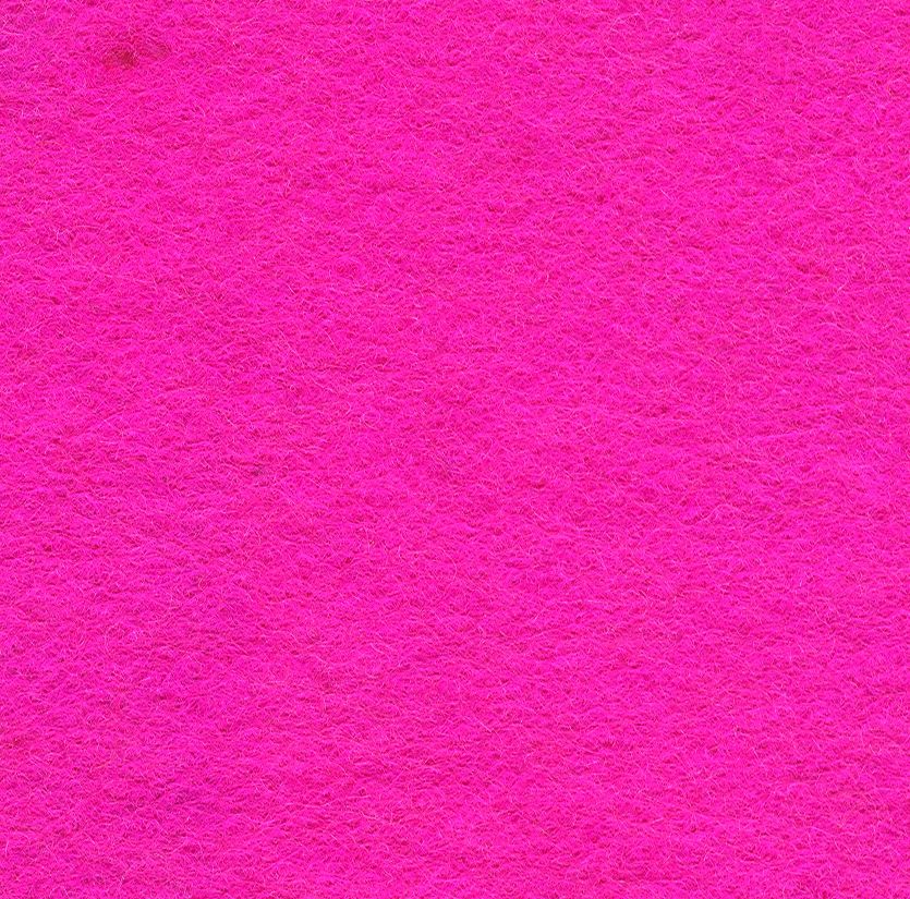 Wool Felt Mix Shocking Pink