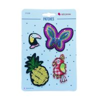 Iron on Patches Butterfly Pineapple