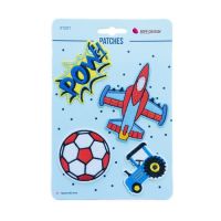 Iron on Patches Football Plane Tractor