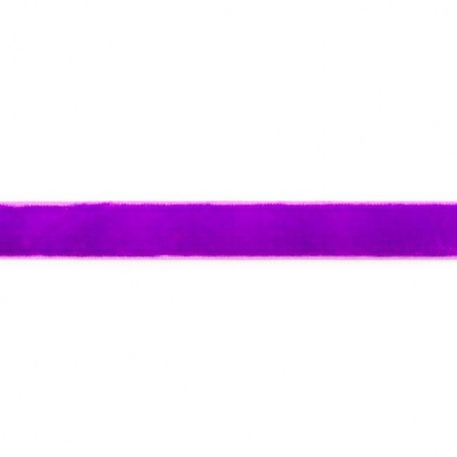 15mm Velvet Ribbon Purple