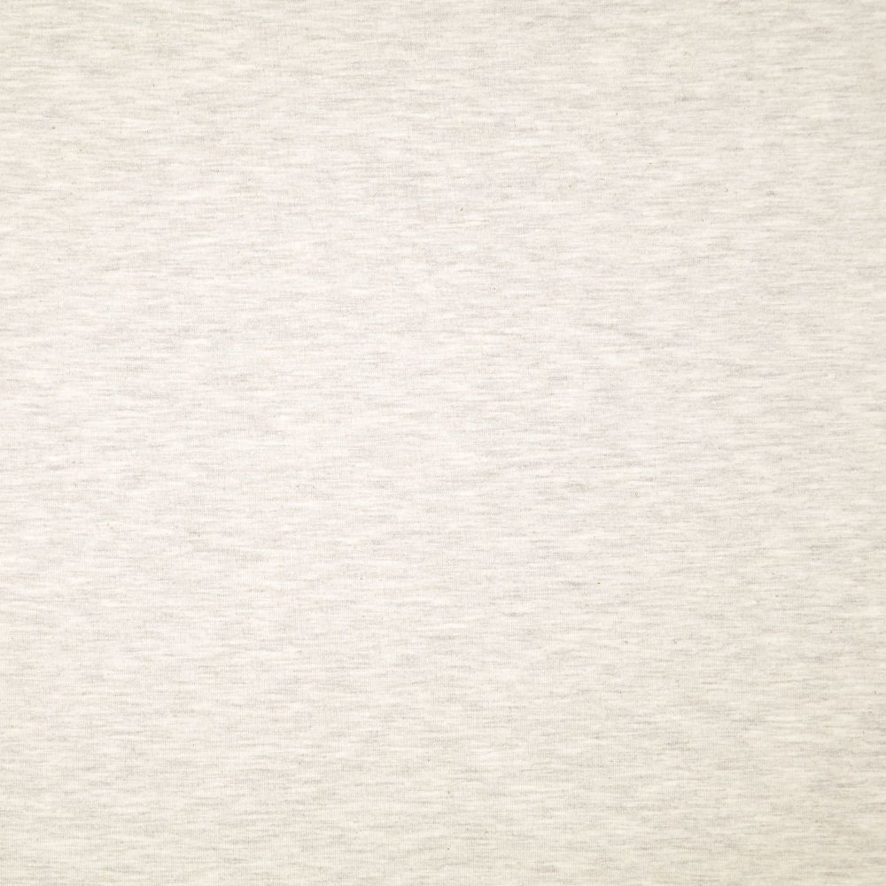 Cotton Jersey Fabric Washed Light Grey