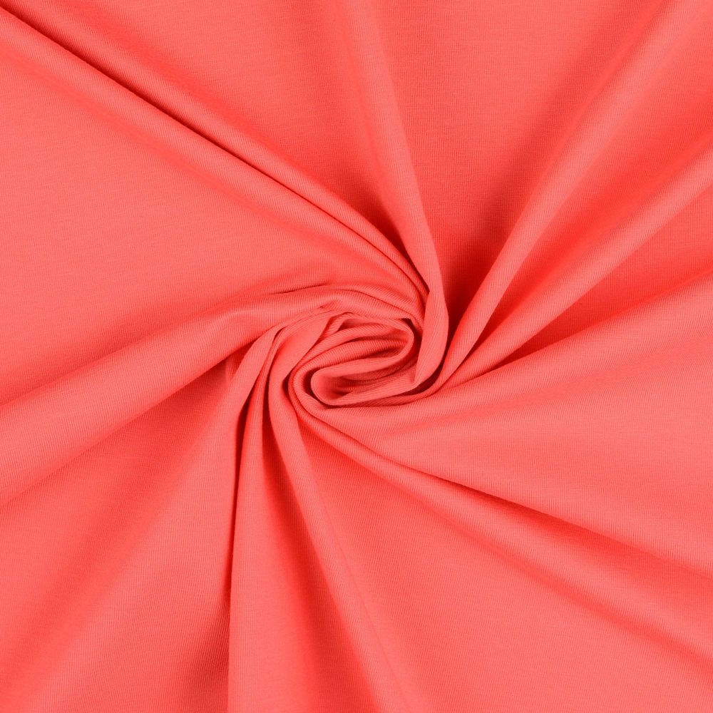 Cotton Jersey Fabric Coral 5039