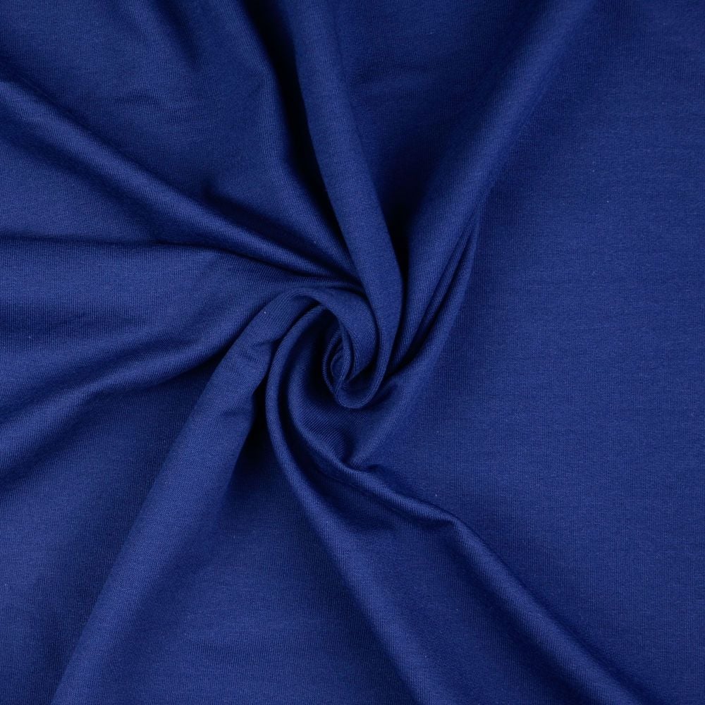 French Terry Fabric Navy 