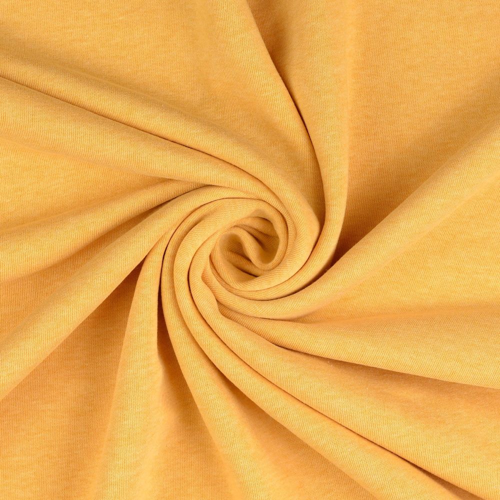 Sweatshirt Melange Fabric Yellow